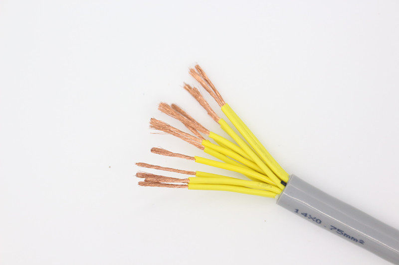 国标电线trvv23450.75柔性拖链弯曲电缆线