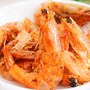 包邮台湾脆虾50g开袋即食 香辣 原味 椒盐三口味