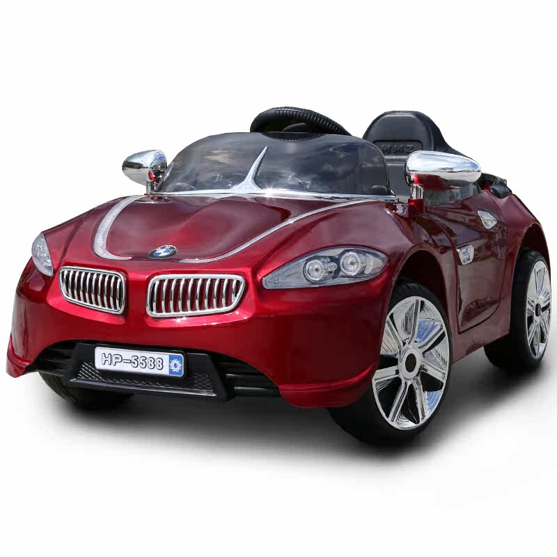儿童电动车四轮汽车可坐人宝宝小孩电瓶车婴儿带遥控玩具宝童车马