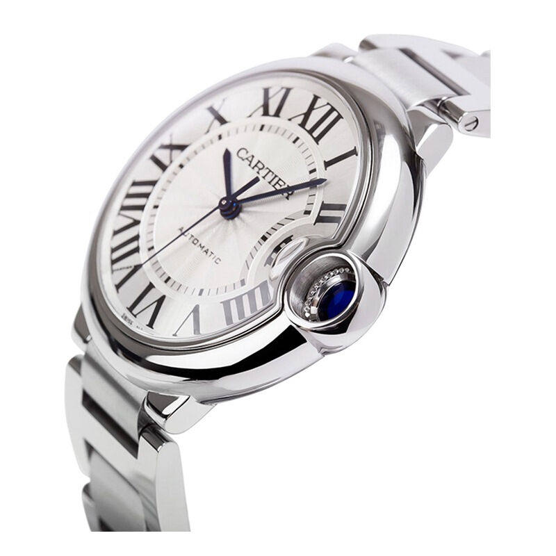 全球联保 正品卡地亚cartier蓝气球w6920071精钢女士手表机械表