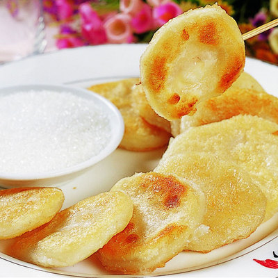 湖南糍粑纯糯米白糍粑粑农家自制糯米团打年糕土特产手工糍粑500g