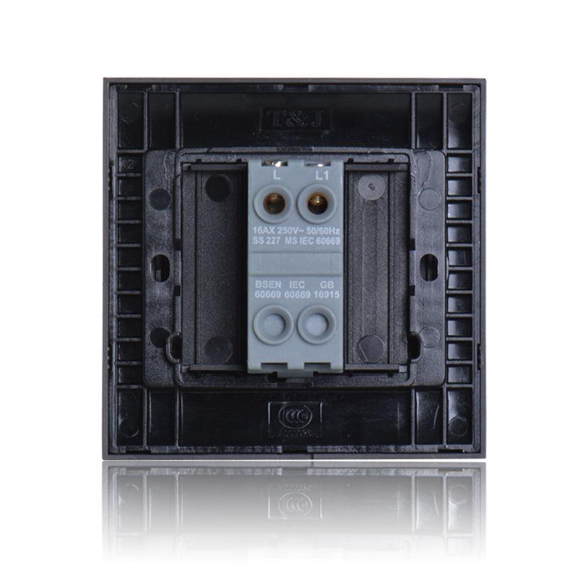 单开一开双控开关插座灯开关面板单联一位暗装暗线86型家用1开