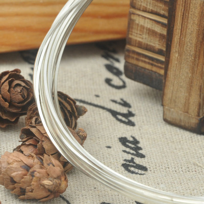 s9999正方形银线diy纯银丝材手工打戒指手镯素材导线切面厂家直销