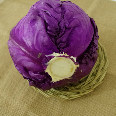 紫甘蓝1颗1000g左右无公害新鲜蔬菜紫包菜 沃鲜汇生鲜超市菜市