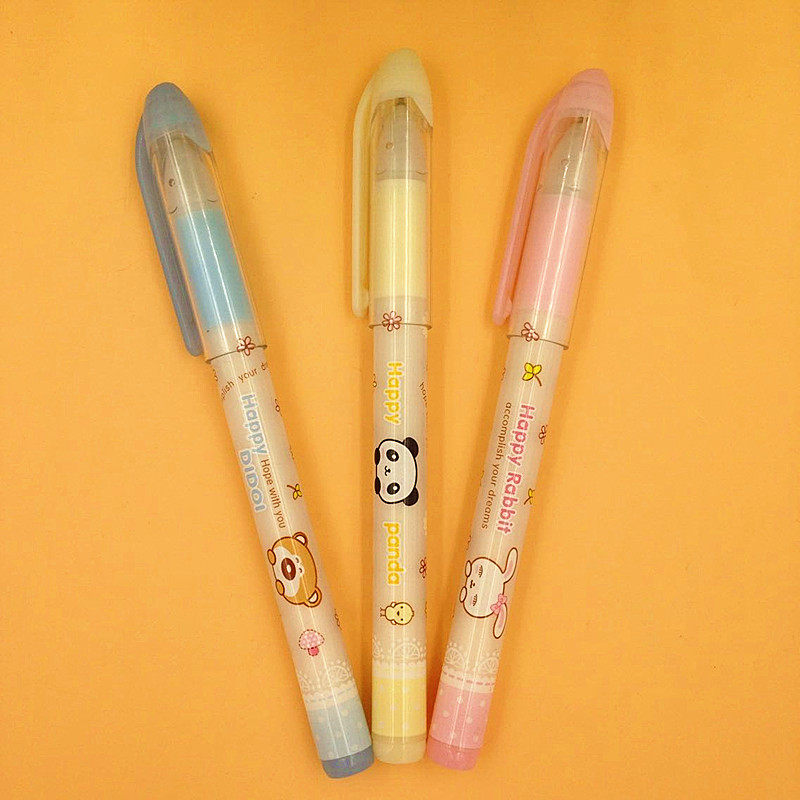 日韩文具 白雪0.5蓝色可擦中性笔 可擦复写笔 蓝色可擦笔学生礼品