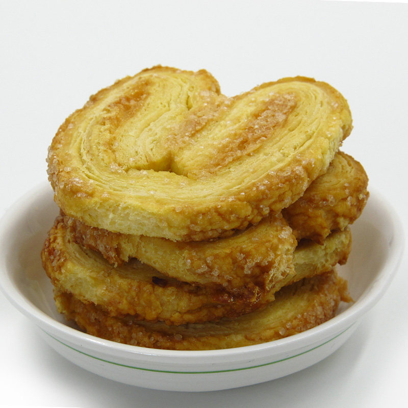 上海老字号功德林素饼 160g蝴蝶酥 传统糕点小点心酥饼 鲍鱼酥