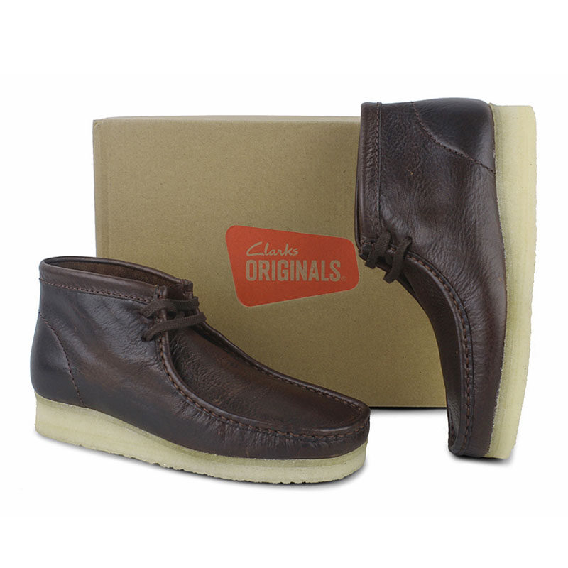 clarks袋鼠鞋 2016新款复古经典沙漠靴男鞋wallabee 美国代购