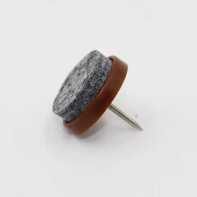 家具毛毡地脚钉加厚耐磨防潮消音增高沙发桌椅脚腿棕色地脚钉包邮