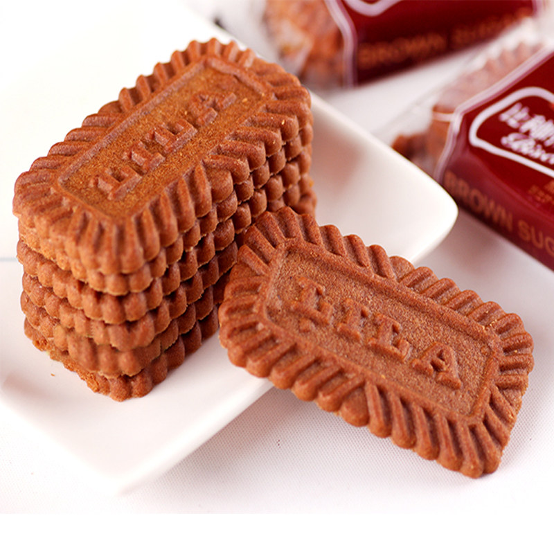 利拉比利时焦糖饼干 黑糖焦糖饼干零食400g 酥性饼干食品