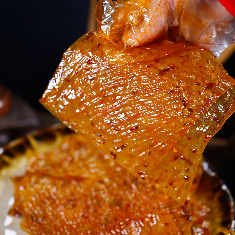 黛玉老式经典大辣片*2袋豆皮80后90后怀旧儿时东北麻辣片豆干辣条