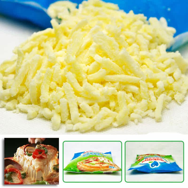百吉福马苏里拉奶酪碎丝做披萨烘焙原料芝士碎拉丝材料500g分装_双氙