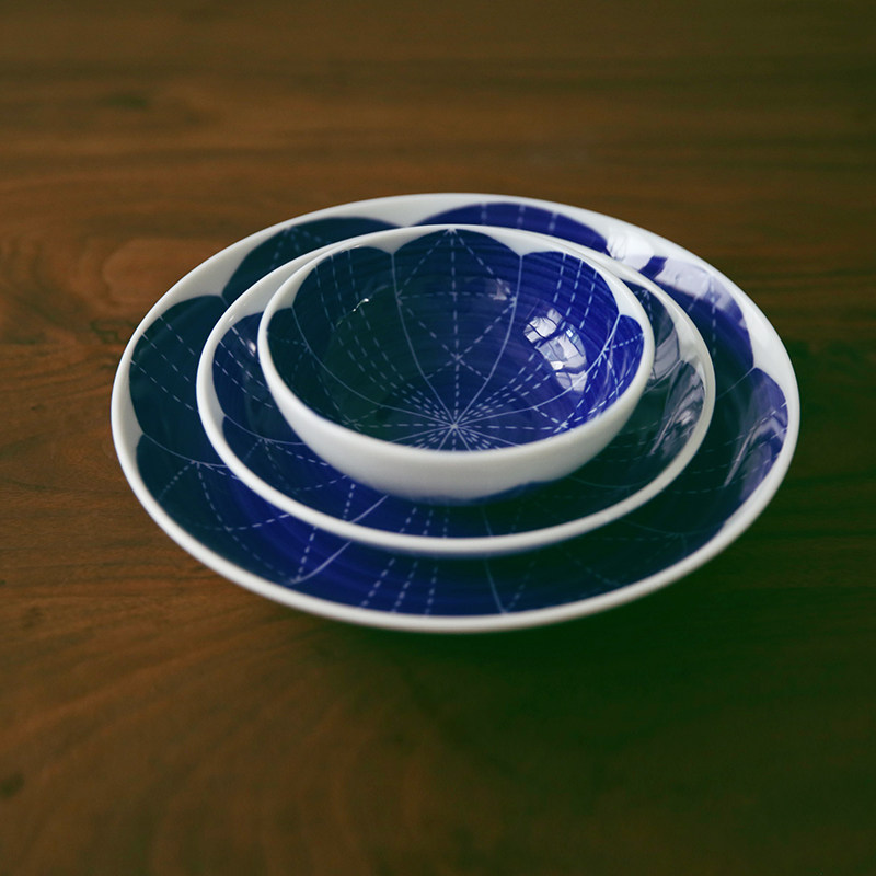 糯米瓷 | 日器 日本进口餐具美貌 蓝白搭配 超有气质 碗盘