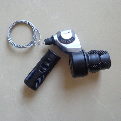 转把变速器21 7速 单车调速器转拨 自行车调速器 五星七速一只