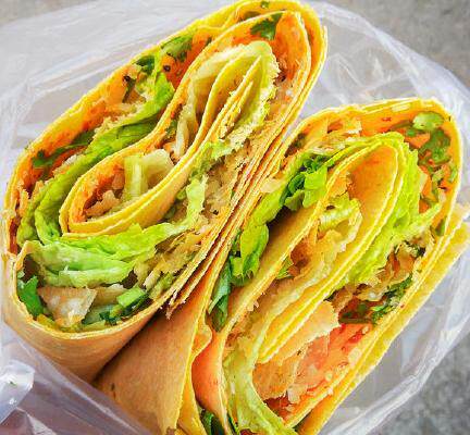 绿辰煎饼 东北特产手抓饼 农家煎饼果子山东 5袋包邮 10袋送酱