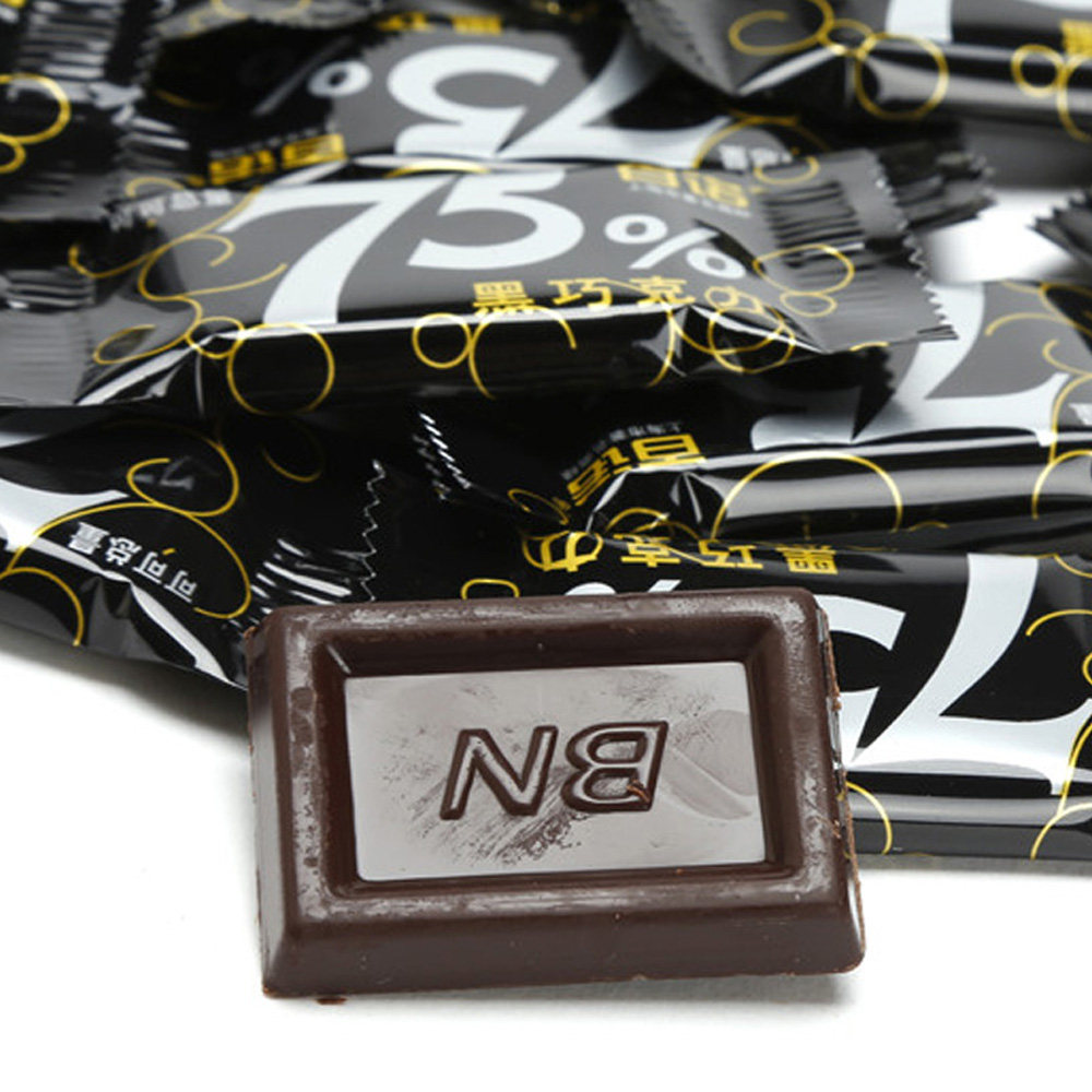 【天猫超市】百诺黑巧克力(75%可可)225g休闲零食结婚喜糖