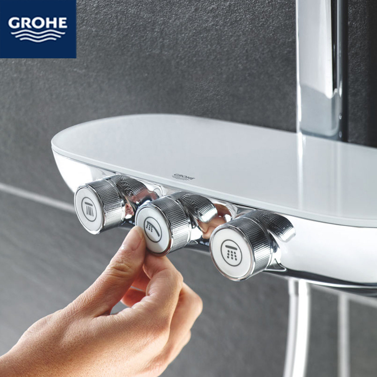【年度新品】grohe/高仪原装瑞雨智能控制淋浴系统 多重喷洒出水