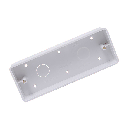 接线盒明装底盒线盒118型通用开关插座明线盒下线盒明盒 四位大盒