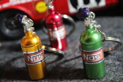 金属nos改装汽赛车氮气瓶加速系统hellaflush小挂件个性配饰