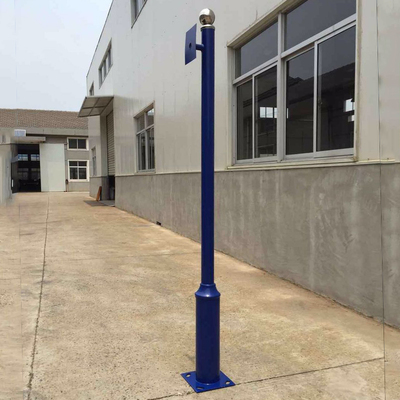 不锈钢监控立杆3米球机支架监控杆5米抱箍支架摄像机立杆3.5米