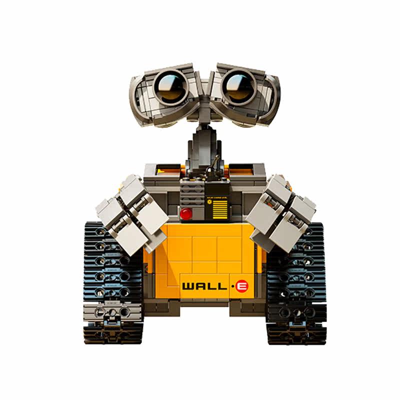 ideas电影瓦力wall-e机器人模型儿童拼装益智启蒙玩具积木6岁以上