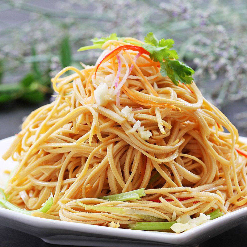 【老北京】密云蔡家洼五香豆腐皮 咸豆干 有嚼劲 可炒凉拌200克