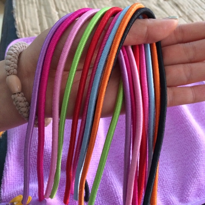 9包邮韩国黑色皮筋饰品发圈发绳高弹马尾头绳扎头发长橡皮筋