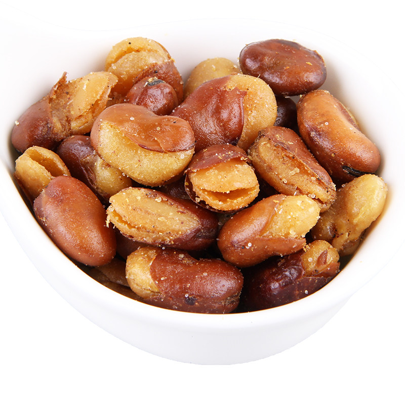 买1件送1袋 兰花豆牛肉味即食205gx4袋 蚕豆零食 炒货胡豆蚕豆