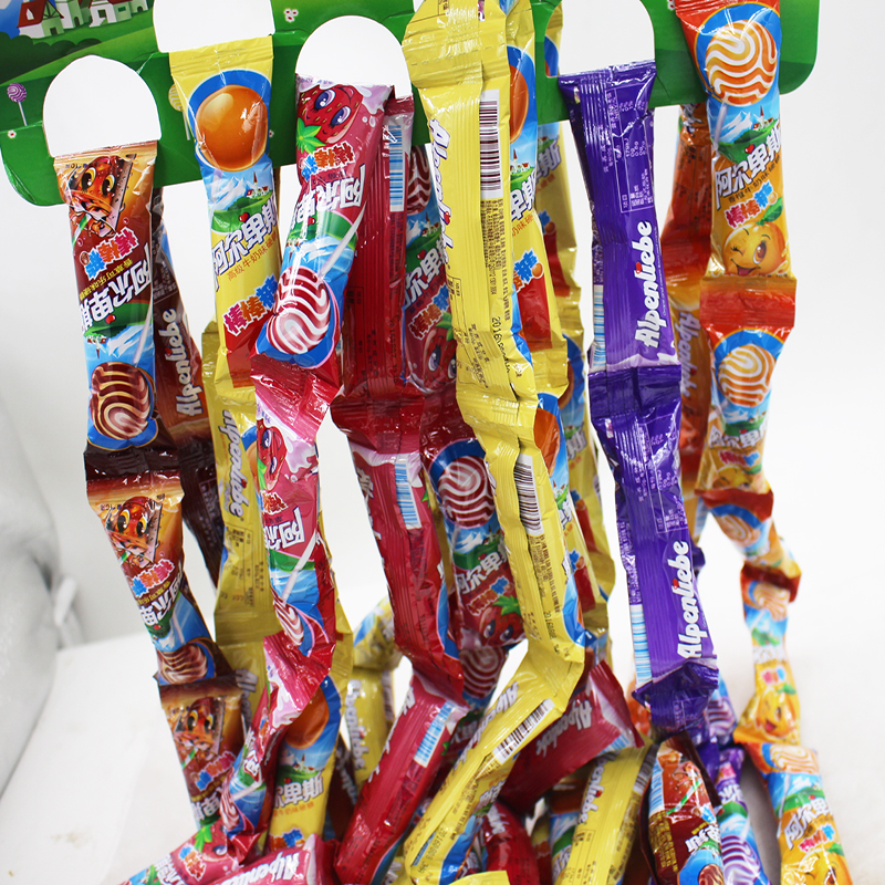 80支装一份包邮阿尔卑斯棒棒糖多味原装混合装婚喜糖礼物