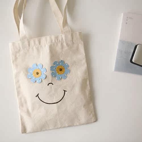 韩国daily like 甜美森女布艺diy手工装饰贴纸创意可爱布贴 单张