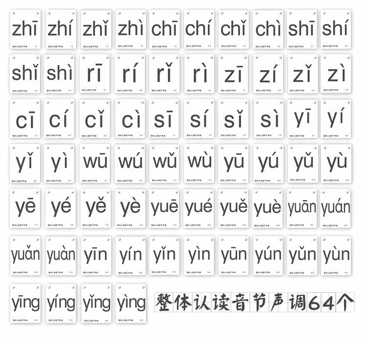 声母,韵母和声调