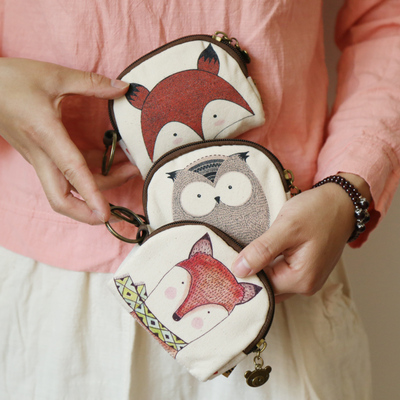 创意卡通零钱包 贝壳形小布包 女生可爱卡通钥匙包迷你小口袋