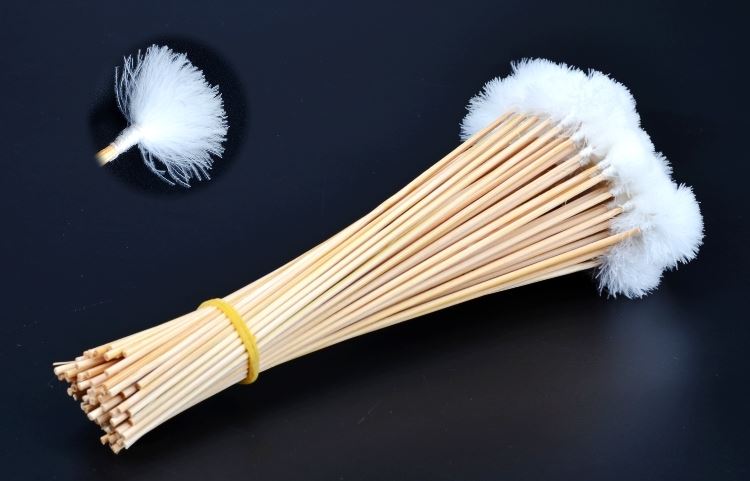 纯手工采耳耳毛棒兔毛 鹅毛棒 洁耳工具 采耳足浴桑拿用品