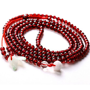 女款猴年本命年红绳腰链正品天然石榴石腰链3mm美容养颜女人石