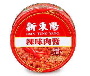台湾 新东阳 进口 辣味肉酱 160g 佐餐拌饭拌面 罐头 原装正品