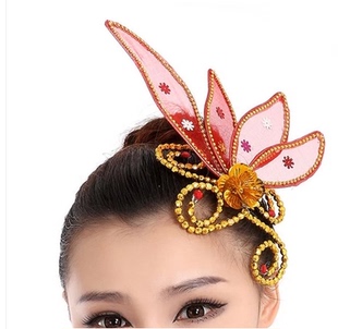 头花2014新款特价 头花头饰广场舞秧歌舞服 民族服秧歌头花 女装表演