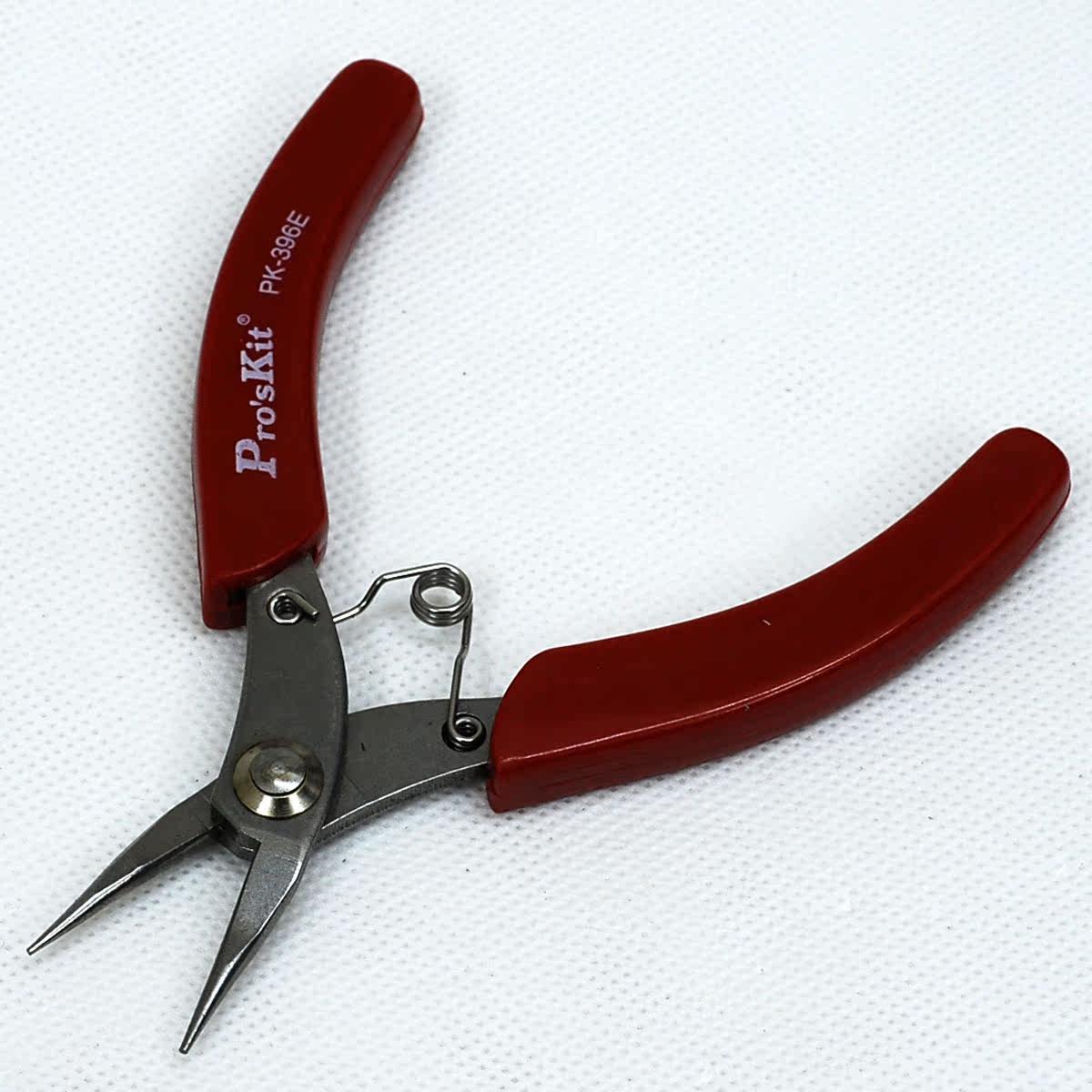 台湾宝工 1pk-396e 不锈钢红心无牙圆嘴钳 尖觜钳