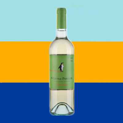 澳洲原装进口红酒 the little penguin/小企鹅灰皮诺干白葡萄酒