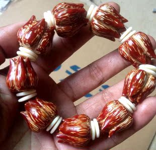 手串 滴血莲花原籽菩提子手串 野菠萝鲜果手串 !野菠萝原籽批发