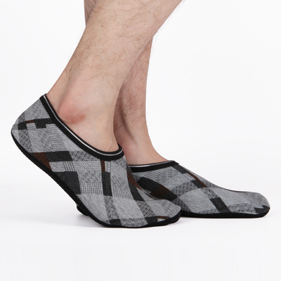 [限时特惠] 19元包邮防滑地板袜成人男士纯棉加厚底防滑舞蹈袜子早教