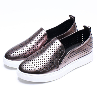 春季男士浅口平底系带小白鞋男板鞋韩版潮流休闲鞋青年单鞋子男