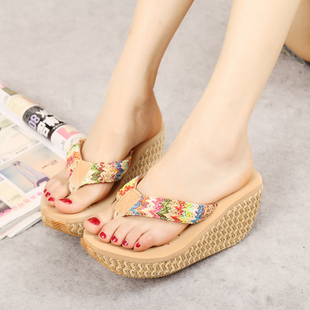 2015夏季新款女式波西米亚沙滩鞋