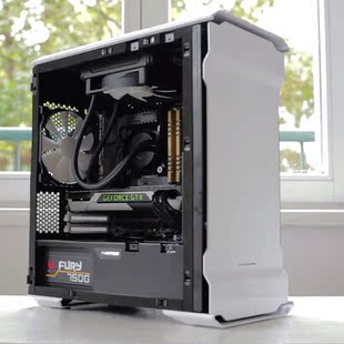 百汉数码phanteks追风者pk-314机箱白色侧透风冷水冷电脑台式机箱