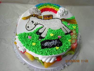 属马生肖生日蛋糕儿童蛋糕上海蛋糕店 宁波嘉兴绍兴黄埔卢湾静安
