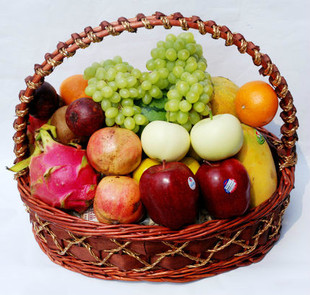 长沙同城商务水果花篮礼篮走亲戚拜访朋友看望病人鲜花店代客配送