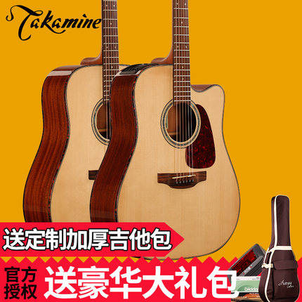 日本塔卡米尼takamine單板電箱缺角木吉他gd20ce gd30 d4d ed5dc