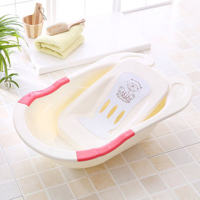 婴儿浴盆宝宝洗澡盆 新生儿宝宝大号加厚沐浴澡盆小孩儿童澡盆