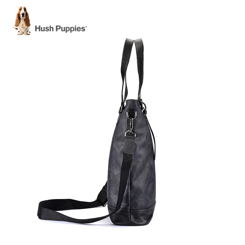 暇步士真皮手提包男公文包男士包包手拎包牛皮男包商务横款植鞣皮