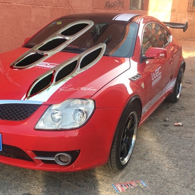 汽车装饰风口假排气孔排气筒改装假风口叶子板鲨鱼鳃仿真风口对装