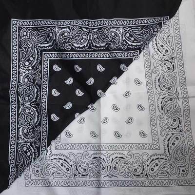 [手机更优惠] 彭贝 西海岸腰果花方巾 54厘米薄款头巾 匪帮hiphop