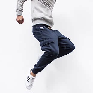 哈伦裤 日系潮牌 pants jogger 纯色工装裤男韩版修身小脚卫裤男装